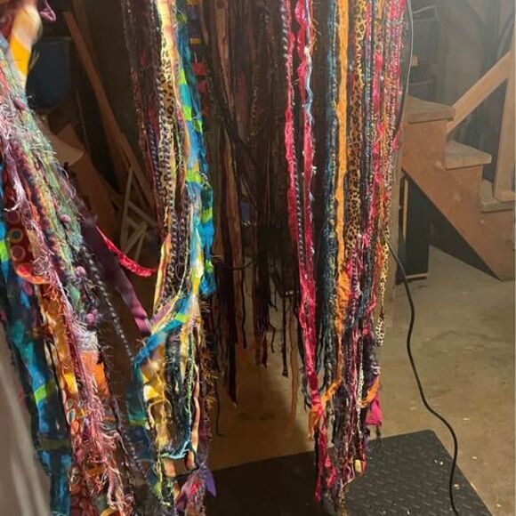 Fabric chandelier